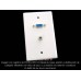 Placa Tapa VGA + Jack 3.5 mm audio ABS